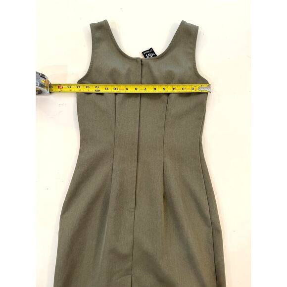 MY MICHELLE Green Strapless Mini Dress Size 3/4 Bodycon Tube Dress Made Mexico - Picture 5 of 6
